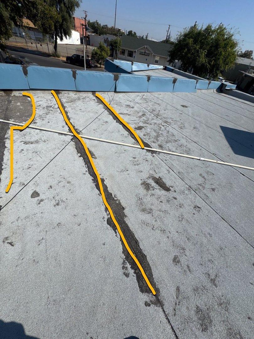 Before: Econo Roofing project near Oakdale